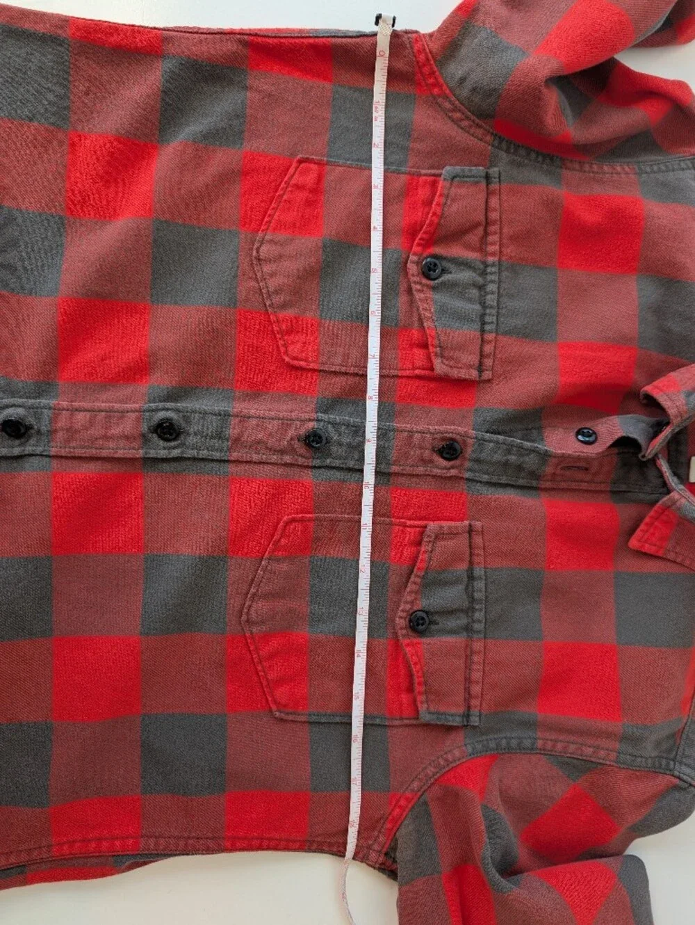 J. Crew Red and Gray Buffalo Plaid Shirt